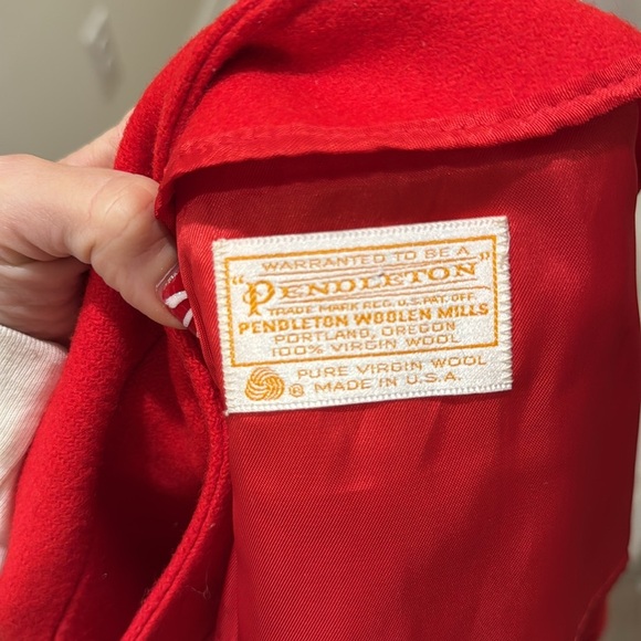 Vintage Pendleton red wool jacket - Picture 8 of 11